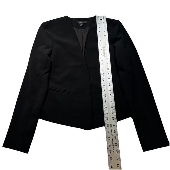 Ann Taylor Women’s Open Blazer Black Suit‎ Jacket Long Sleeve Size 2 (255) - Picture 5 of 7
